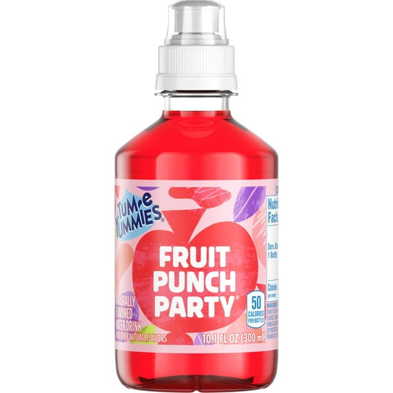 Tum-e Yummies Fruit Punch Party Naturally Fruit Water, 10.1 fl oz, Bottle