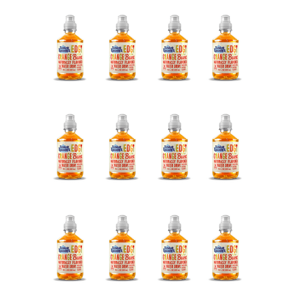 Tum-e Yummies Naturally Flavored Water Drink for Kids Bundled by Louisiana Pantry (Edgy Orange Burst, 12 Pack)