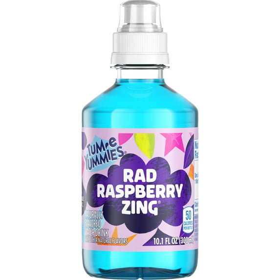 Tum-e Yummies Rad Raspberry Zing Naturally Fruit Water, 10.1 fl oz, Bottle