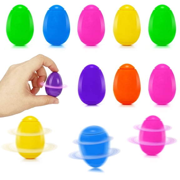 Tumao 24PCS Easter Eggs Fidget Spinners for Easter Basket Stuffer & Easter Egg Fillers Colorful Spinning Ball for Easter Egg Fillers Party Favors Gifts