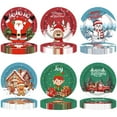 thumbnail image 1 of Tumao Christmas Plates Set 9 inch Christmas Party Supplies Decorations, Red Green Merry Christmas Party Tableware Set for Family, 60 Pcs, 1 of 7