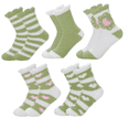 thumbnail image 1 of Tumao Fluffy Socks for Women - 5 Pairs Winter Thick Thermal Bed Socks with Boxes, Women Warm Coral Fleece Socks for Valentine Christmas Birthday Gift, 1 of 6