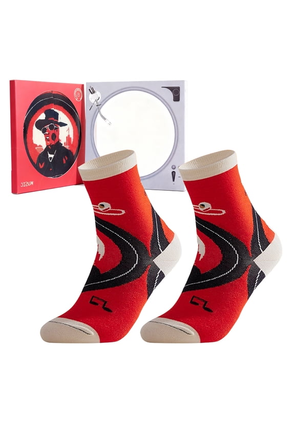 Red Christmas Socks, Funny Novelty