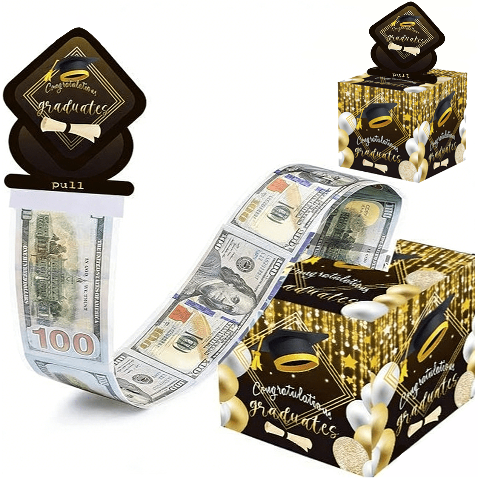 Tumao Graduation Money Gift Boxes, Graduation Money Pull Box, Money ...