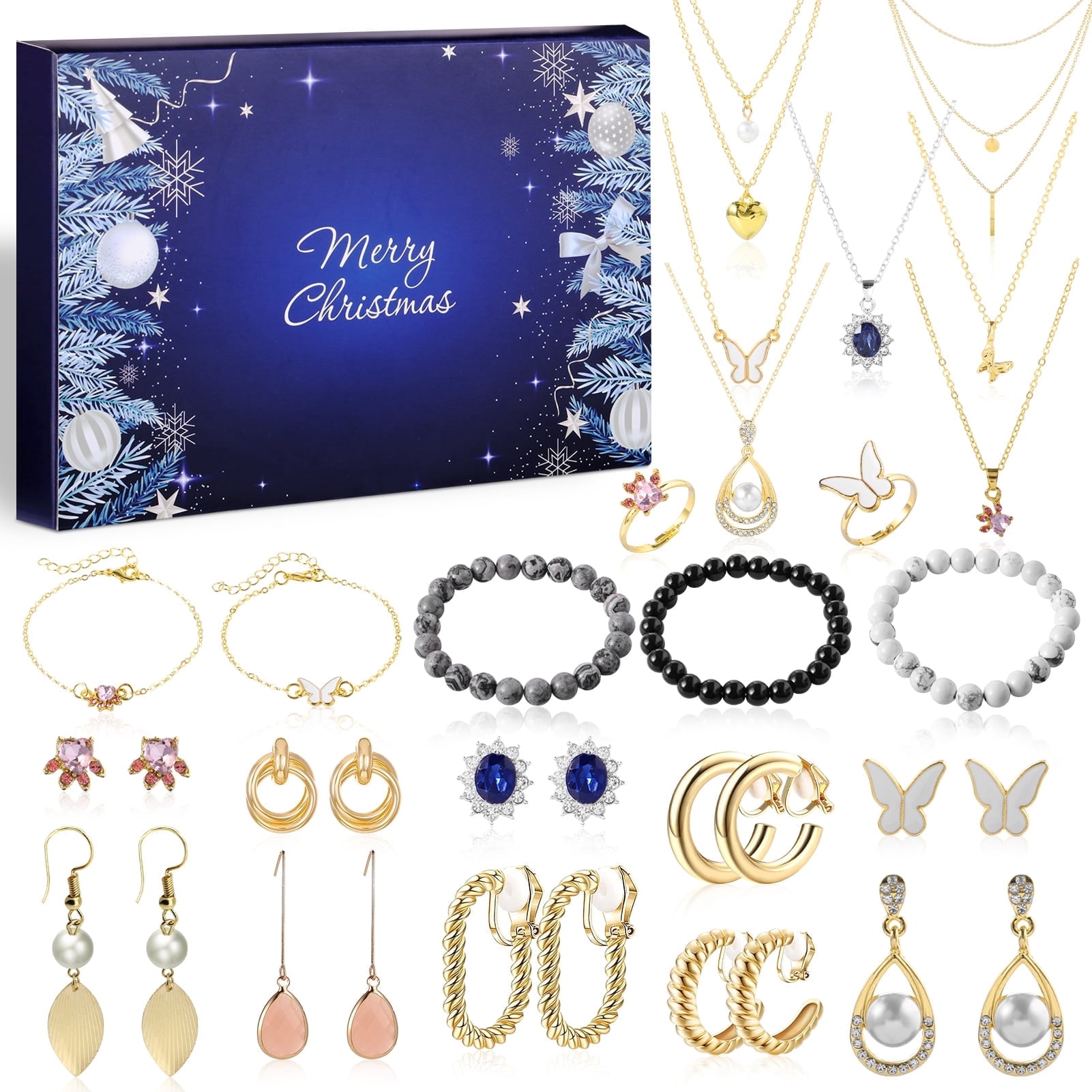 Tumao Jewelry Advent Calendar 2025 Women, 24 Days Surprises Charm ...