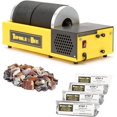 thumbnail image 1 of Tumble-Bee Rock Tumbler - Double Tumbler for Adults and Kids - Rotary Machine for Stone, Rock, Metal and Sea Glass - Polishing Machine Kit for Professionals & Hobbyists - Model TB-22-KIT, 1 of 17
