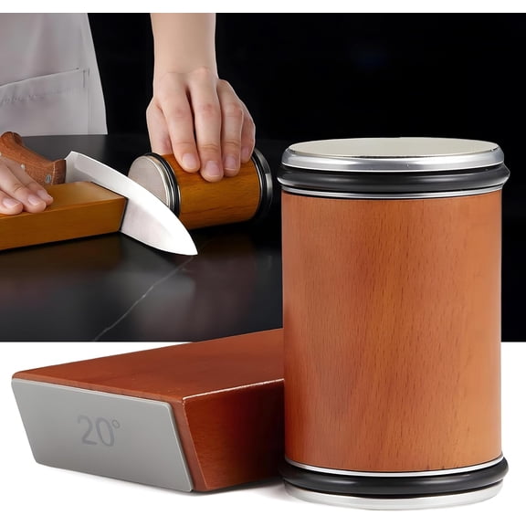Tumble Diamond Sharpener Tumble Rolling Knife Sharpening 15° And 20°,A
