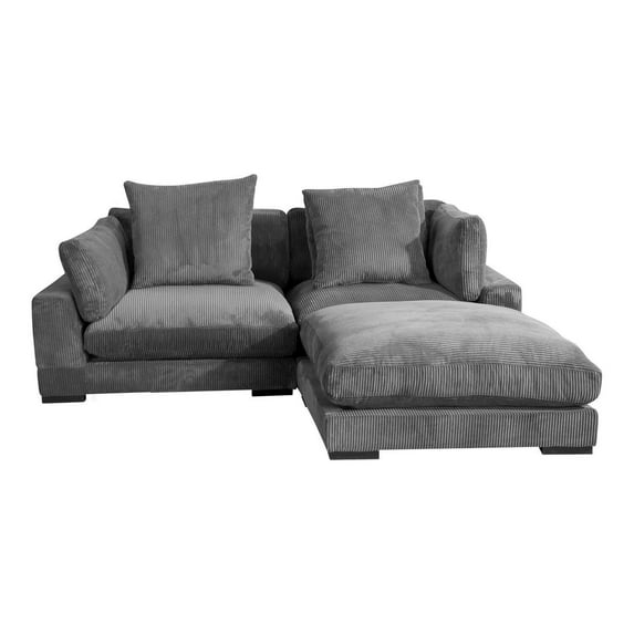 Moe's Home Collection Tumble Condo-Sized Modular Sectional Charcoal