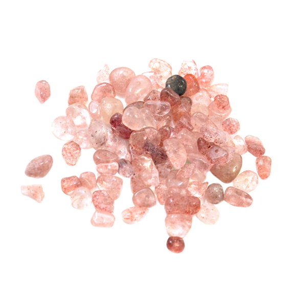 Tumbled Chips Crystal Pieces Loose Spacer Beads Handcrafts Pink
