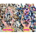 thumbnail image 1 of Tumbled Small Agate Crystals Dyed or Natural  Colorful Bulk Stone Tumbles Mix, 1 of 9