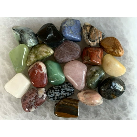 Tumbled Stone Mix, Medium Mix Tumbled Stone, Healing Crystals,Wholesale Bulk Lot