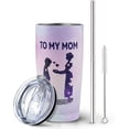thumbnail image 1 of Tumbler Gifts For Mom From Son,Suitable for Mothers Day Mom Birthday Gifts，20 oz Coffee Tumbler with Straw and Lid，Double Wall Stainless Steel Vacuum Insulated Car Cup for Travel, 1 of 6