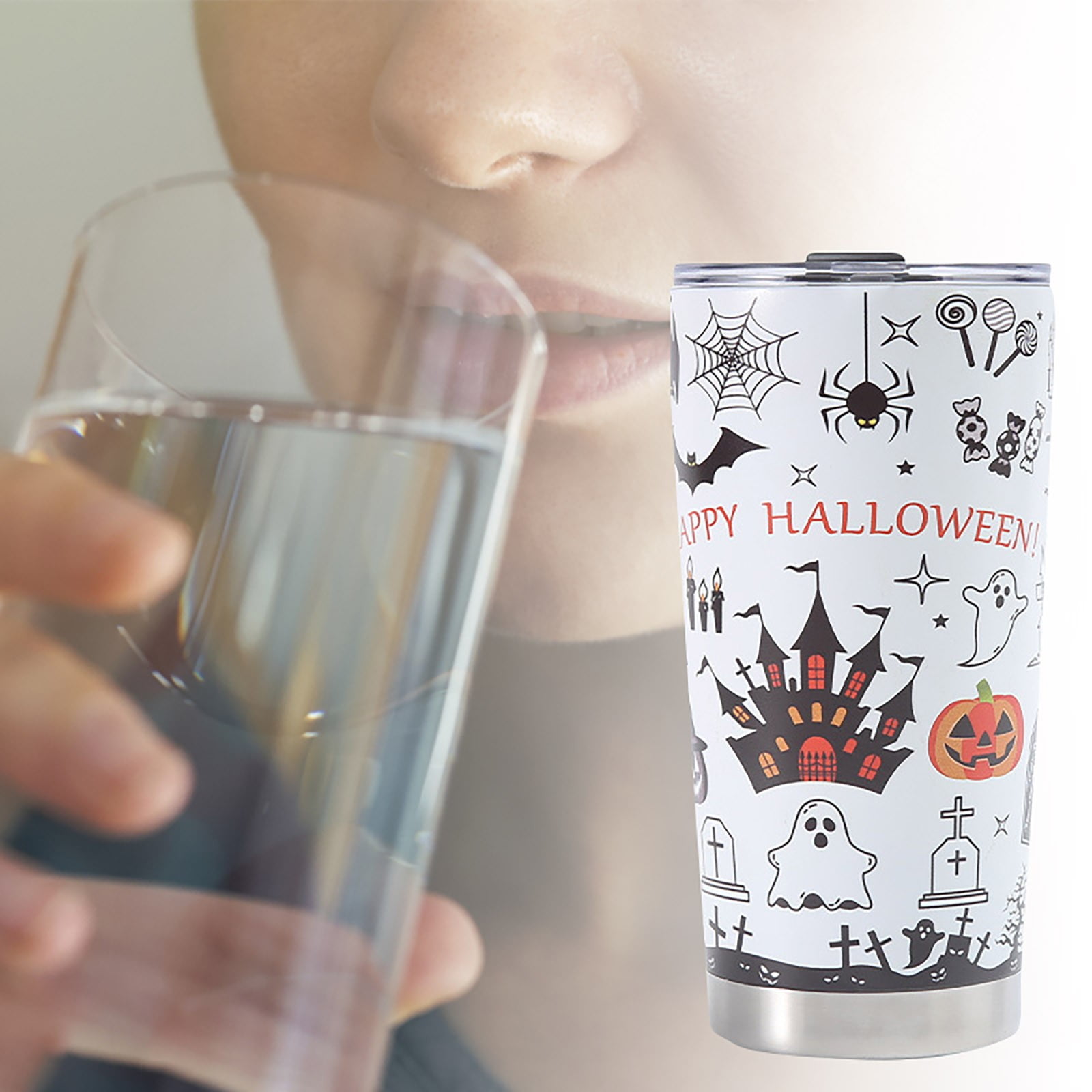 Tumbler Glass Cups Stainless Steel Insulated Cup Cup Large Capacity Car