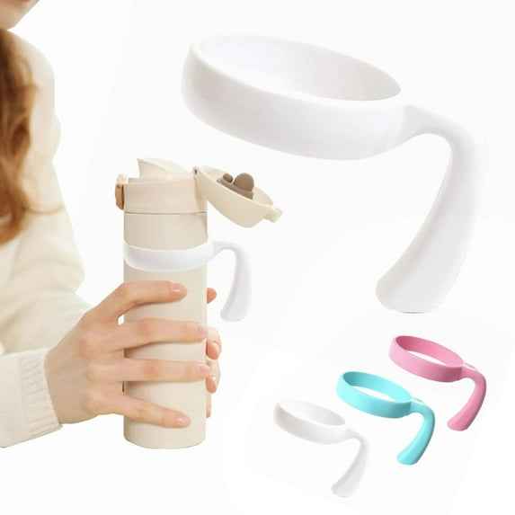 Tumbler Handle Attachment Ergonomic Grip Anti Car Cup Holders Travel Mug Handles for 20/30oz Tumbler Cup Accessories20oz thermos cup holder (add WJZ250416502 for different colors and sizes)