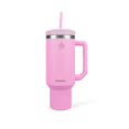 thumbnail image 1 of Tumbler with Handle, Insulated Tumbler with Lid and Straw, Stainless Steel Travel Coffee Mug, Hot and Cold Tumbler, Perfect for Camping, Travelling & Gifting, 40 OZ, Pink, 1 of 9