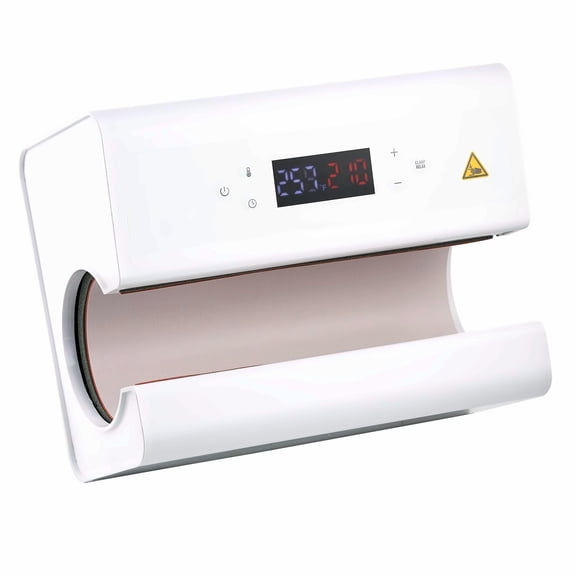 Tumbler Heat Press Machine - Auto Tumbler Press for 11-30oz Mugs, Sublimation Cup Press, Fast Heating, Digital Temp Control, Tape & Glove Included