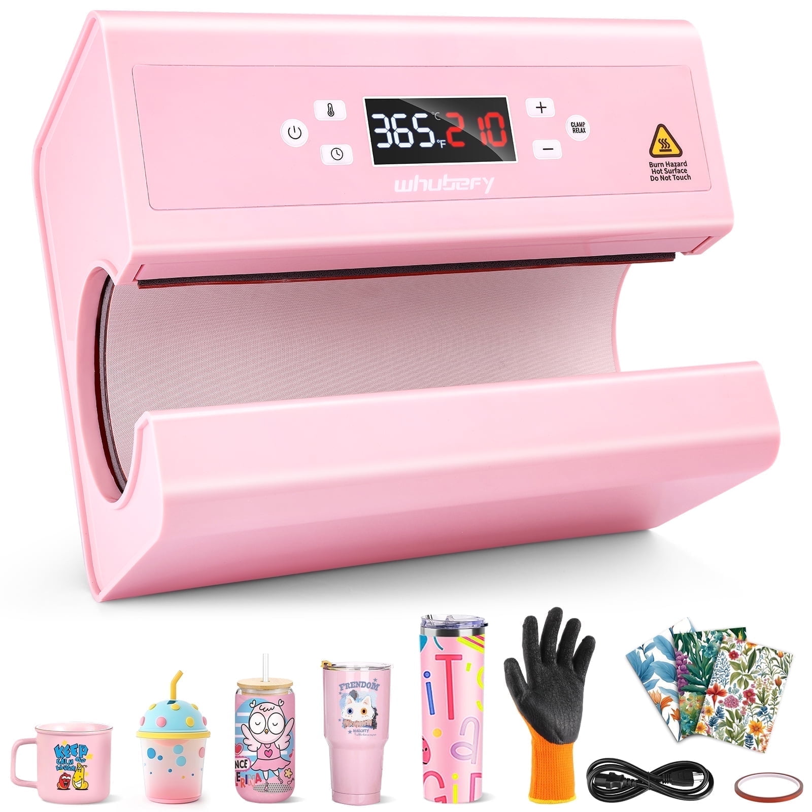 Adnoom Auto Tumbler Heat Press Machine, 30OZ Mug Heat Press Fast & Even, Automatic Sublimation Tumblers Press,Cup Transfer Machine for 11-30OZ Stainless Steel, Ceramic