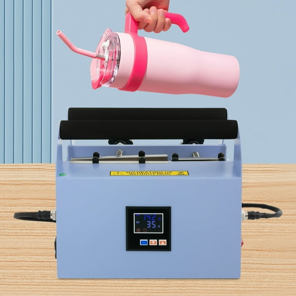 Tumbler Heat Press Machine Used For 40oz Car Cups Car Cup Mug Press Heat Machine, Light Blue Tumbler Heat Press