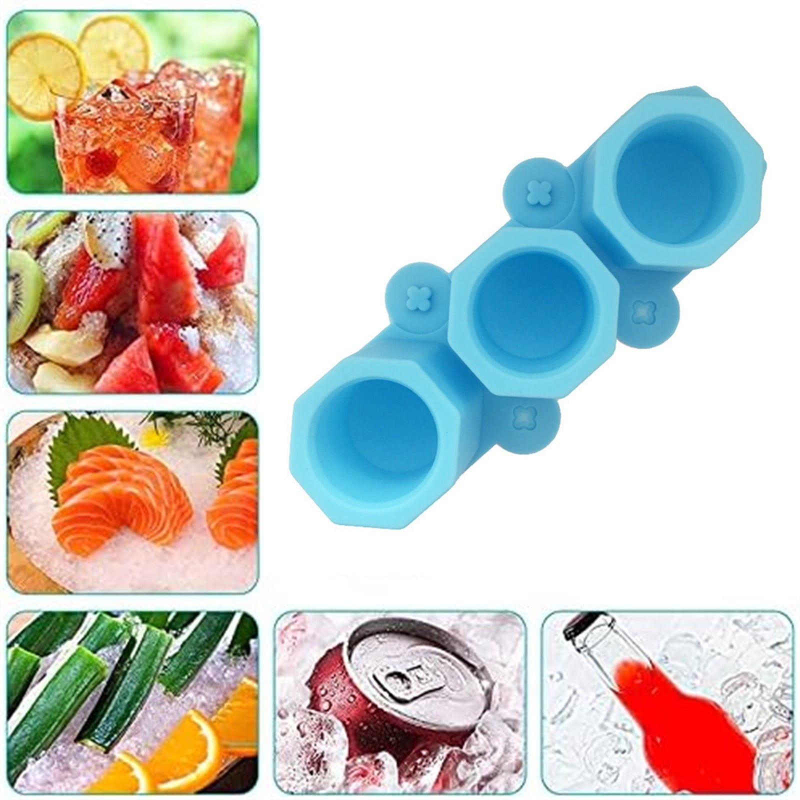 Tumbler Ice Mould Silicone Ice Cube Tray Mould Ice Tools Chilled Juice