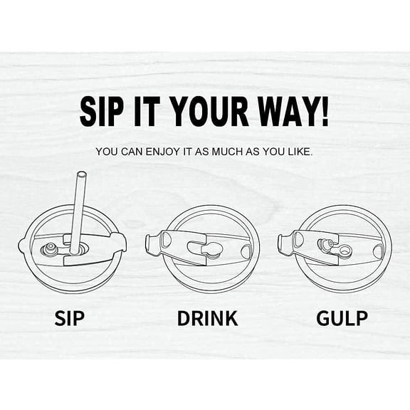 Tumbler Lid for 30 Oz,2 Replacement Lids for 30oz Stainless Steel Tumbler Travel Cup Yeti,Ozark Trails and more Cooler Cup, Flip-top Splash Proof (Black, 30 OZ)$$Sport & Recreation Other