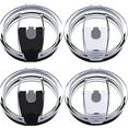 thumbnail image 1 of Tumbler Lids Spillproof 20oz,4 Pack Splash Resistant Lid Coffee Mug and More Cooler Cup,Covers for 20 Ounce Tumbler, 1 of 4