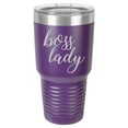 thumbnail image 1 of Tumbler Stainless Steel Vacuum Insulated Travel Mug Boss Lady (Purple, 30 oz), 1 of 1