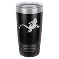 thumbnail image 1 of Tumbler Stainless Steel Vacuum Insulated Travel Mug Gecko Lizard (Black, 20 oz), 1 of 1