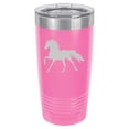 thumbnail image 1 of Tumbler Stainless Steel Vacuum Insulated Travel Mug Horse (Hot-Pink, 20 oz), 1 of 1