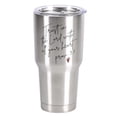 thumbnail image 1 of Dicksons SSTUM-129 Trust With All Your Heart Silver Tone 30 Ounces Stainless Steel Travel Tumbler, 1 of 1