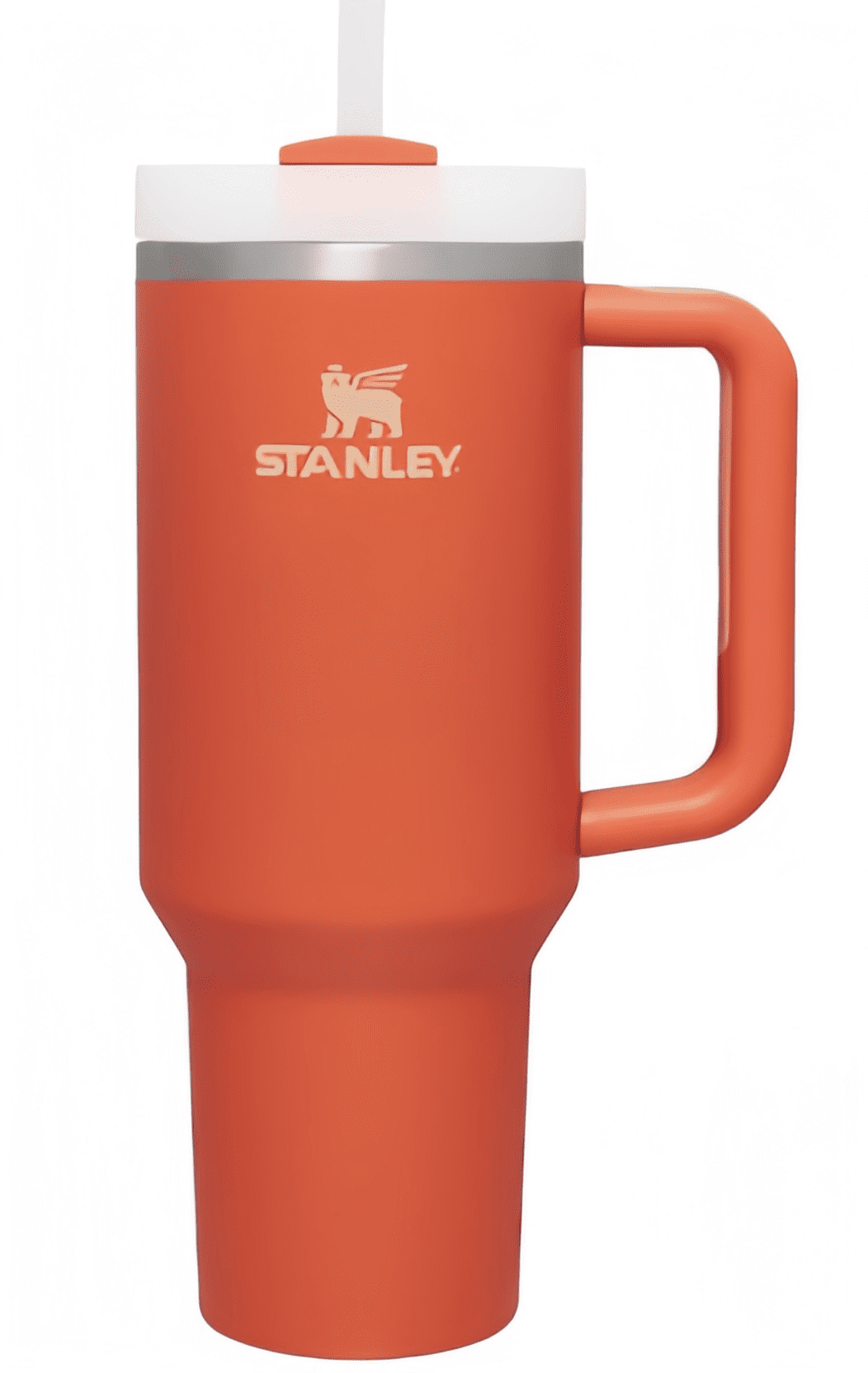 Tumbler with Handle and Straw 40 oz 3-Position Lid | Cup Holder Compatible for Travel | Insulated Stainless Steel Cup