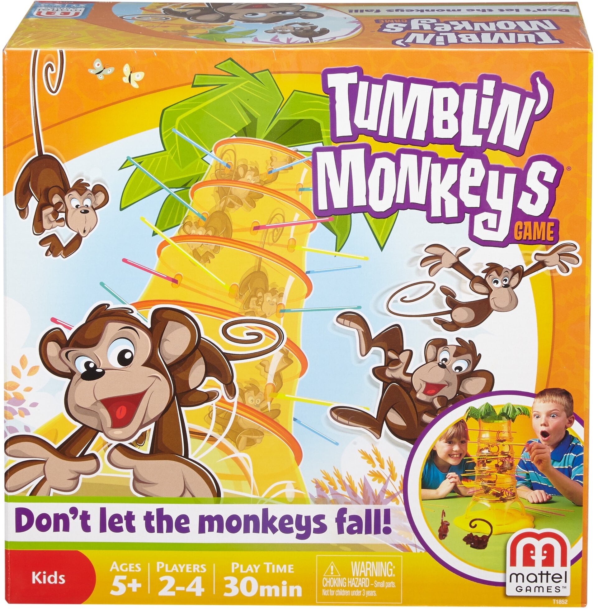 Amazon.com: Mattel Games Tumblin' Monkeys Kids Game with