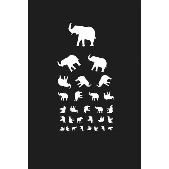 Tumbling Elephants: Animal Eye Chart (Paperback)