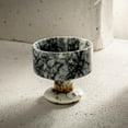 thumbnail image 1 of ALFIQ Marble Tumblers - Handcrafted Natural Marble in Afyon Lilac and Mugla Black Finishes, 1 of 7