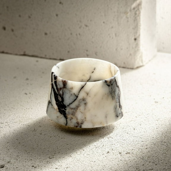 Tumbling Marble Tumblers - Handcrafted Luxury in 3 Unique Marble Finishes (Afyon Lilac, Afyon Red, Mugla Black)