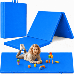 Tumbling Mat, 6’x2" Thick High Density Anti Tear Gymnastics Mat, Gym Folding Exercise Aerobics Mats w/Carrying Handles for Home Gym Exercise, Multiple Colors