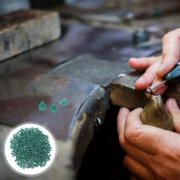 Tumbling Media Rock Tumbling Filler Media Pellets Silicon Carbide Jewelry Polishing Buffing Abrasive Material For Tumbling Supplies 500g