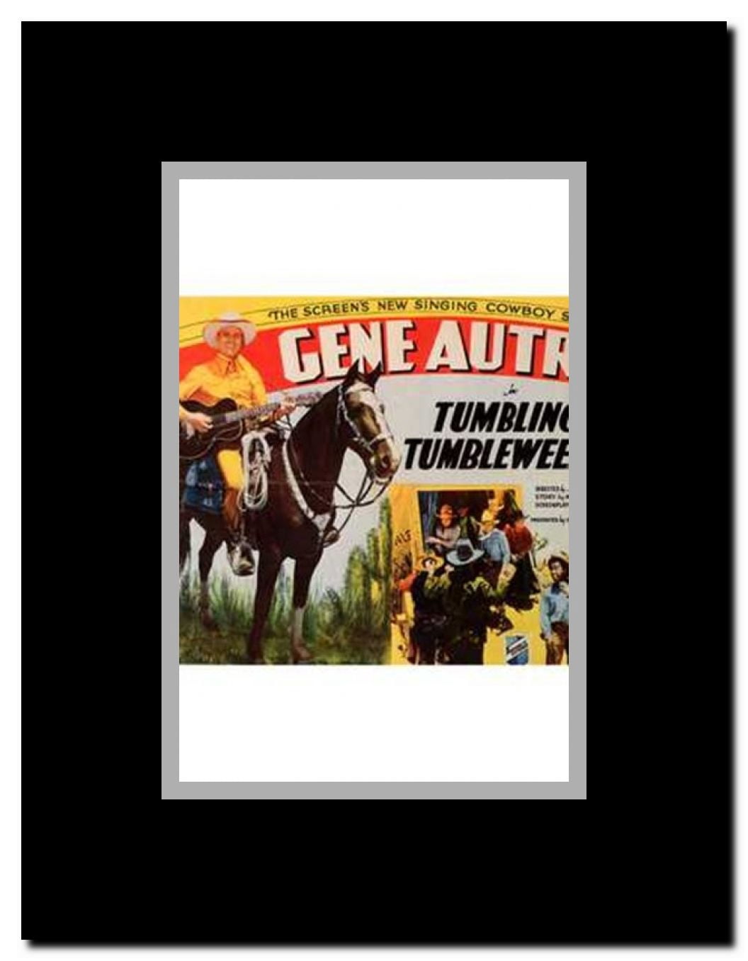 Tumbling Tumbleweeds Framed Movie Poster