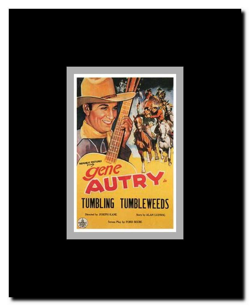 Tumbling Tumbleweeds Framed Movie Poster