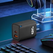 Tumdkd 5-Port USB Charging Block 3 PD Fast Charger 2 USB-A Hub Wall Plug for Phone Tablet Headphones US Travel Home Office