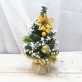 thumbnail image 1 of Haliyee Mini Christmas Tree，7.9 Inch Table Top Christmas Trees Artificial Tiny Miniature Christmas Tree Snow Bow Snowflake Green Fake Trees for Xmas Indoor Tabletop Desk Desktop Bedroom Decorations, 1 of 6