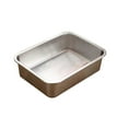 Tumdkd Stainless Steel Cat Litter Box with High Sides,Indoor Litter