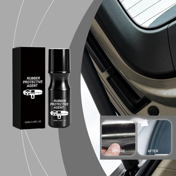 Tumdkd Tumdkd 100ml Car Rubber Seals Conditioner Auto Rubber Strip Cleaner and Protector for Trunk Door Window Weatherstripping Prevents Cracking and Aging, Restores Flexibility