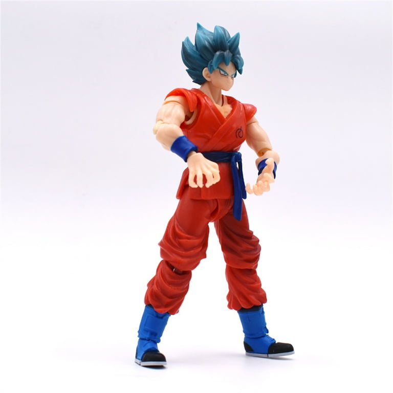 Kit 3 Bonecos Dragon Ball Z Goku Super Sayajin Blue ssj blue