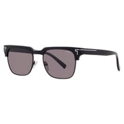 Tumi Grey Square Men's Sunglasses STU514 0BLA 53