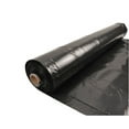 Tumis 4 Mil Black Plastic Sheeting 10 FT X 100FT Roll of Heavy Duty