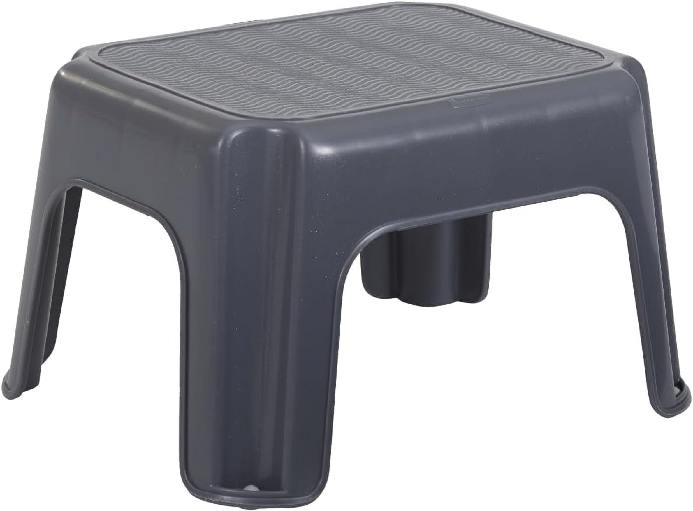 Tumis One-Step Stool, Bisque, Holds up to 200 Pounds, 7