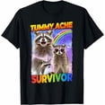thumbnail image 1 of Tummy Ache Survivor Raccoon T-Shirt, 1 of 2