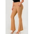 thumbnail image 1 of Tummy Control Butt Sculpting Flare Pants With Pockets - Chipmunk, 1 of 6
