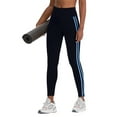 thumbnail image 1 of Tummy Control Compression Leggings for Women, High Waist Workout Running Yoga Pants Blue M, 1 of 8