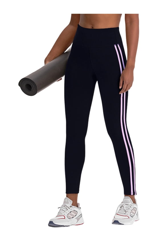 Tummy Control Compression Leggings for Women, High Waist Workout Running Yoga Pants Pink XL